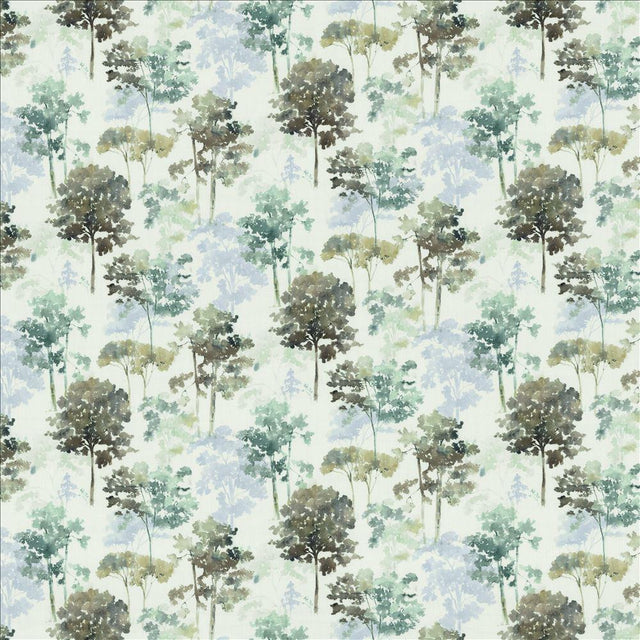 Kasmir Tranquil Trees Sky Fabric