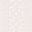 Schumacher Zanzibar Trellis Matte Blush Fabric