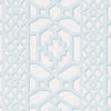 Schumacher Zanzibar Trellis Matte Winter Mint Fabric