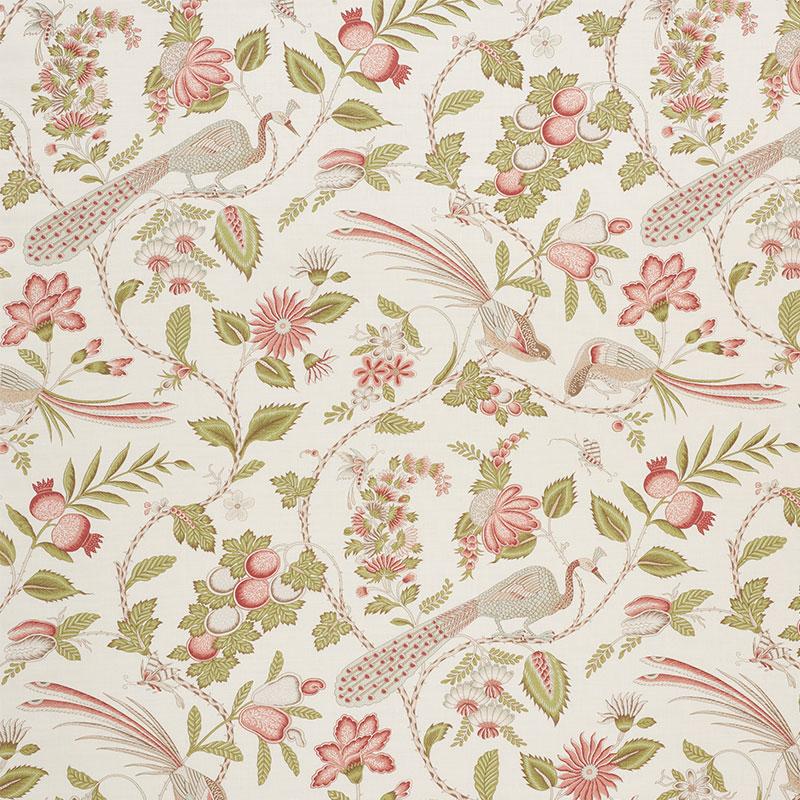 Schumacher Campagne Mineral & Rose Fabric