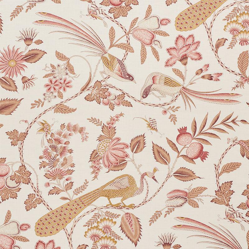 Schumacher Campagne Rose & Ochre Fabric