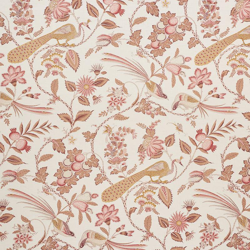 Schumacher Campagne Rose & Ochre Fabric