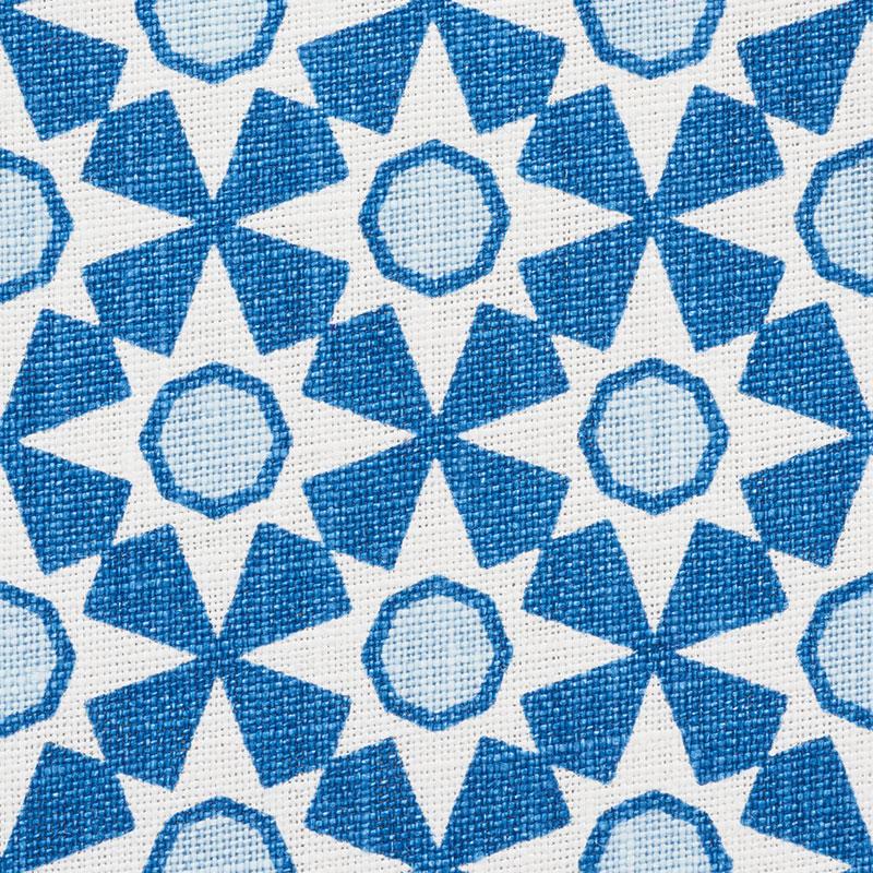 Schumacher Serendipity Blue Fabric