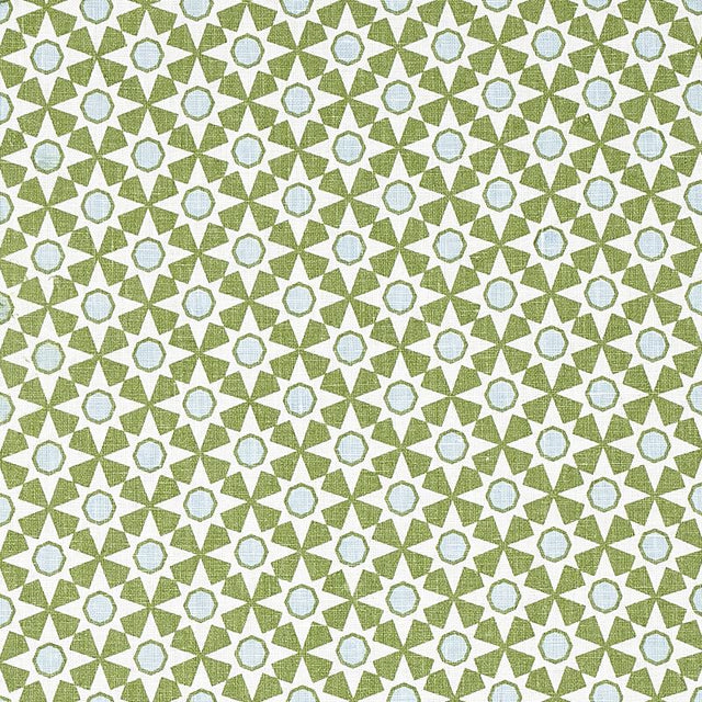 Schumacher Serendipity Green Fabric