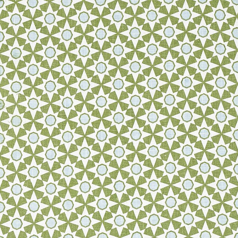 Schumacher Serendipity Green Fabric