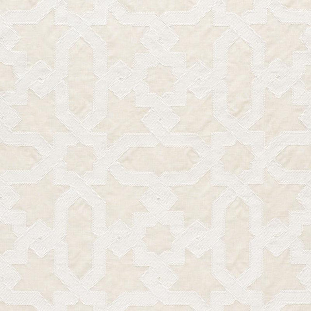Schumacher Cordoba Embroidery Linen Fabric