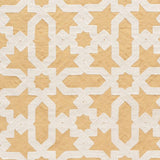 Schumacher Cordoba Embroidery Ochre Fabric