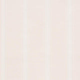 Schumacher Lorraine Stripe Blush Wallpaper