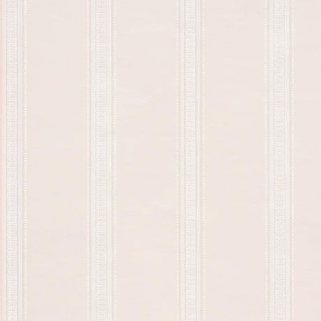 Schumacher Lorraine Stripe Blush Wallpaper
