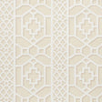 Schumacher Zanzibar Trellis Sand Wallpaper