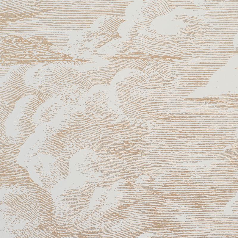 Schumacher Cloud Toile Gold Wallpaper