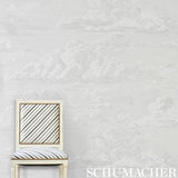Schumacher Cloud Toile Gold Wallpaper