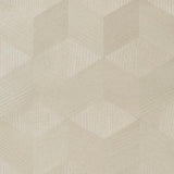 Schumacher Chevron Inlay Blond Wallpaper