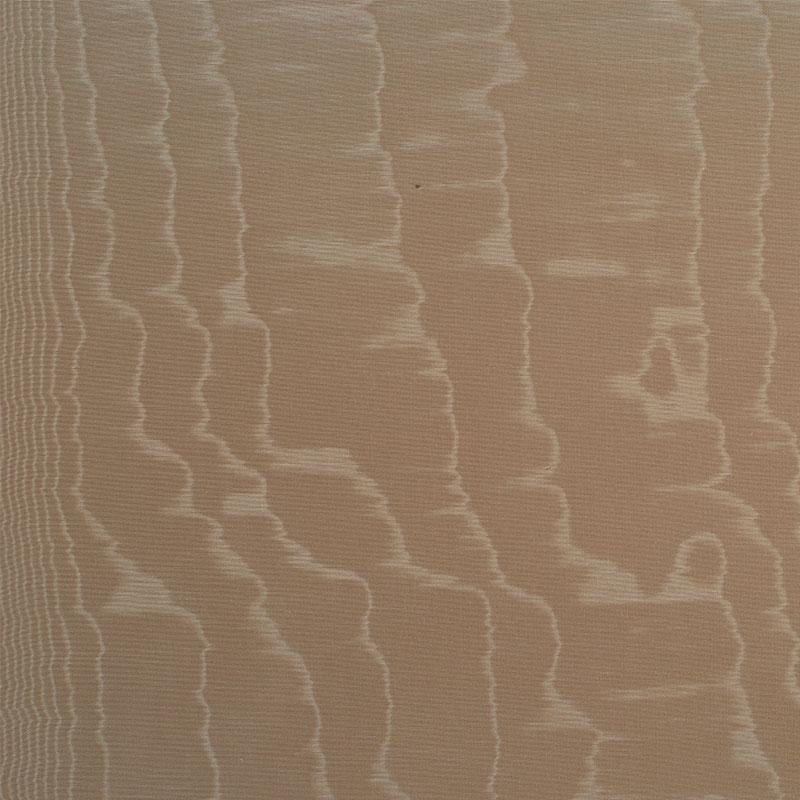 Schumacher Moiré Wallcovering Fawn Wallpaper