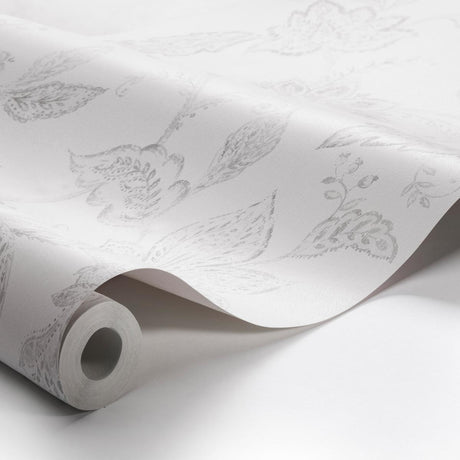 Borastapeter Indigo Bloom Grey Wallpaper