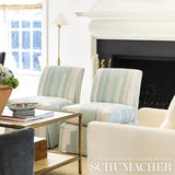 Schumacher Watercolor Celadon Fabric