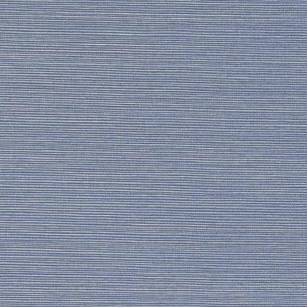 Phillip Jeffries Vinyl Sisal Blue Awning Wallpaper