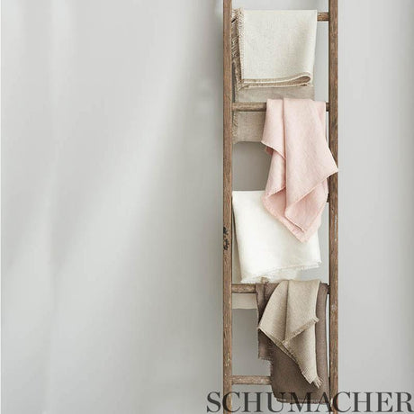 Schumacher Finn Heavyweight Linen Blush Fabric
