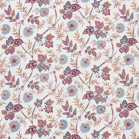 Schumacher Emperor'S Vine Aubergine Fabric