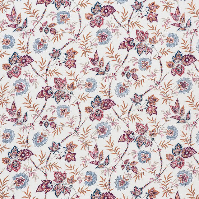 Schumacher Emperor'S Vine Aubergine Fabric