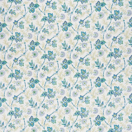 Schumacher Emperor'S Vine Peacock Fabric
