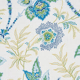 Schumacher Emperor'S Vine Peacock Fabric