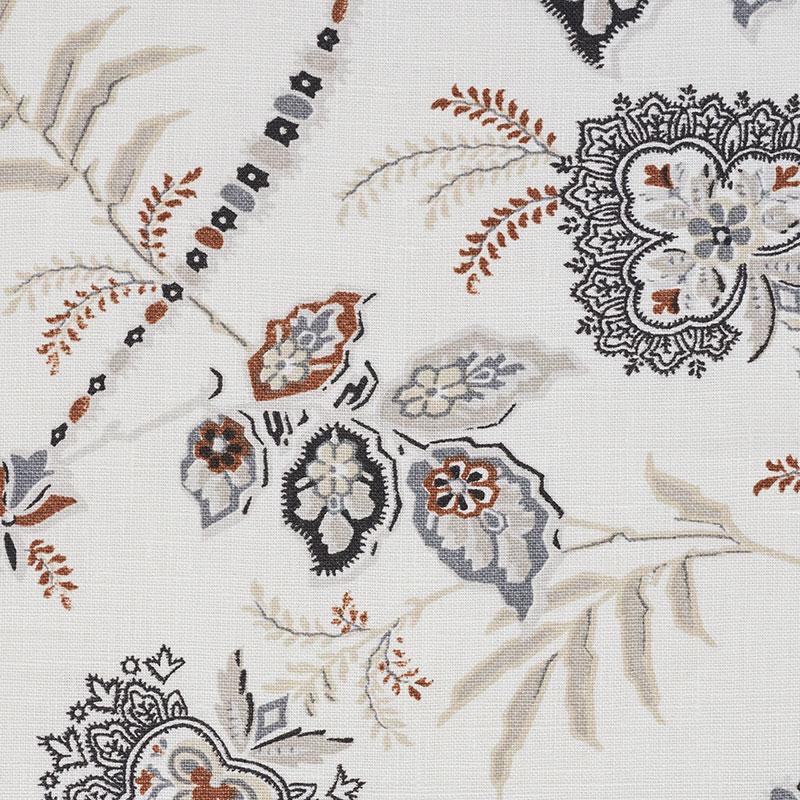 Schumacher Emperor'S Vine Neutral Fabric