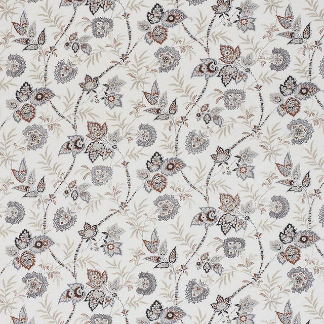 Schumacher Emperor'S Vine Neutral Fabric