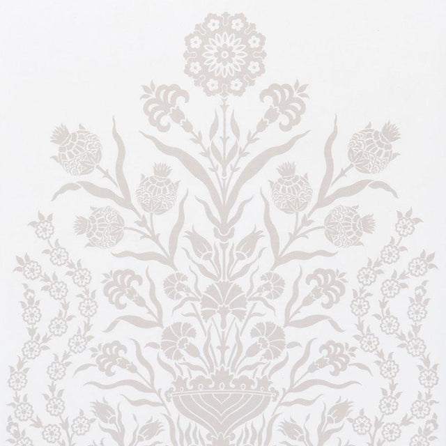 Schumacher Iznik Sheer Natural Fabric