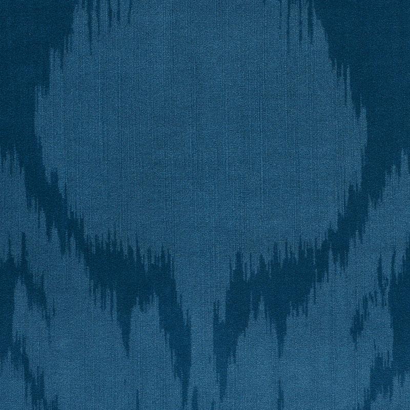 Schumacher Agra Velvet Peacock Fabric