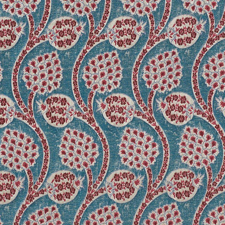 Schumacher Persephone Peacock Fabric