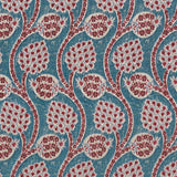 Schumacher Persephone Peacock Fabric