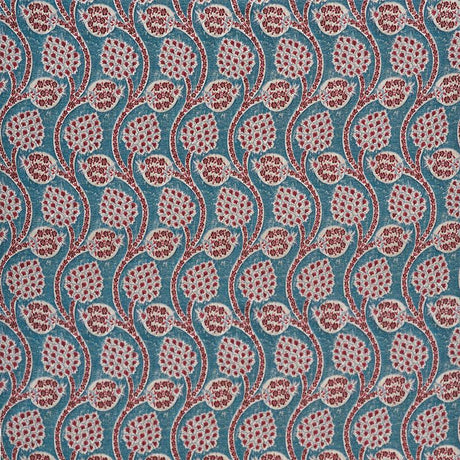 Schumacher Persephone Peacock Fabric