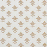 Schumacher Rubia Embroidery Ivory Fabric