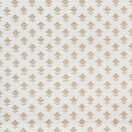 Schumacher Rubia Embroidery Ivory Fabric
