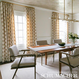 Schumacher Rubia Embroidery Ivory Fabric