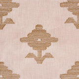 Schumacher Rubia Embroidery Blush Fabric