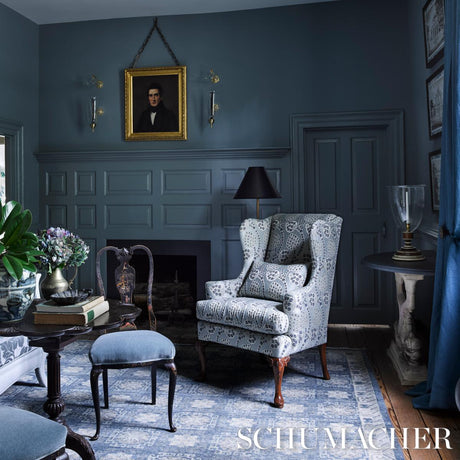 Schumacher Persephone Celestial Fabric