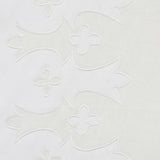 Schumacher Bergama Appliqu White & Ivory Fabric