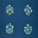 Schumacher Antalya Medallion Embroidery Aegean Fabric