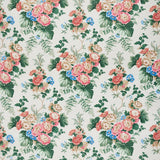 Schumacher Wycombe Park Red & Blue Fabric