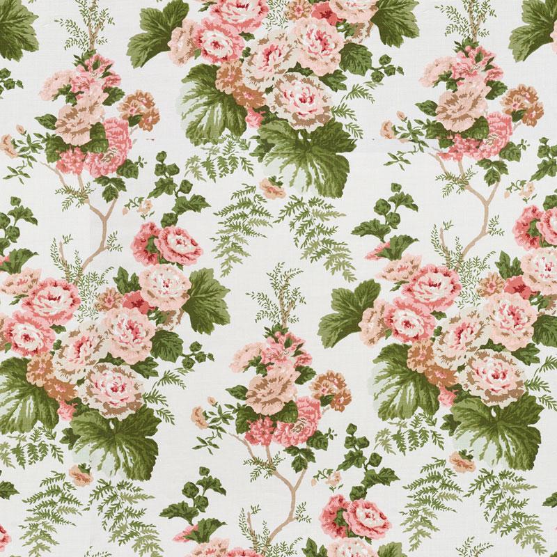 Schumacher Wycombe Park Pink Fabric