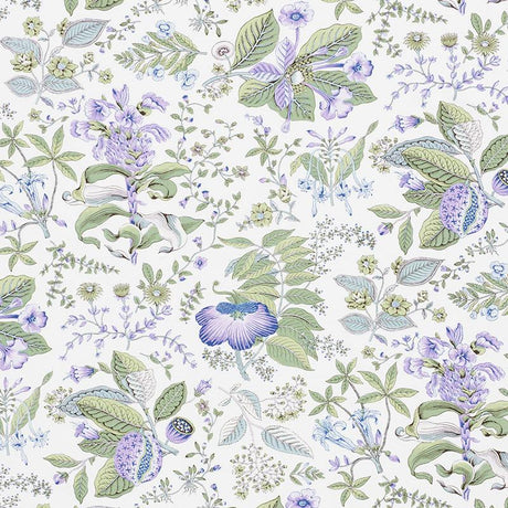 Schumacher Pomegranate Botanical Purple Fabric