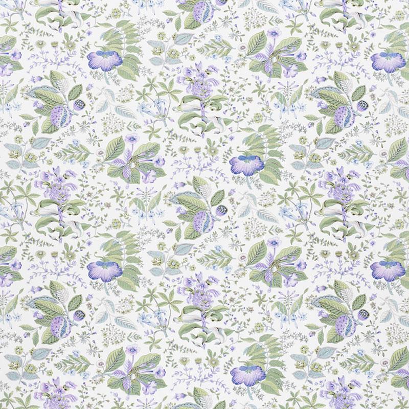 Schumacher Pomegranate Botanical Purple Fabric