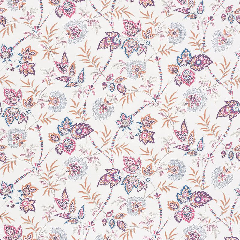 Schumacher Emperor'S Vine Aubergine Wallpaper