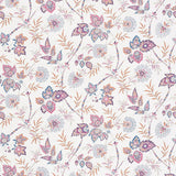 Schumacher Emperor'S Vine Aubergine Wallpaper