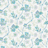 Schumacher Emperor'S Vine Peacock Wallpaper