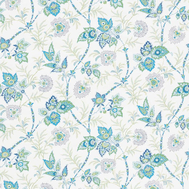 Schumacher Emperor'S Vine Peacock Wallpaper