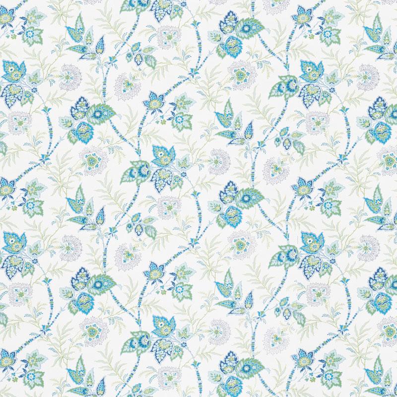 Schumacher Emperor'S Vine Peacock Wallpaper