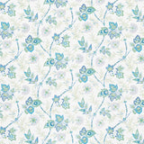 Schumacher Emperor'S Vine Peacock Wallpaper